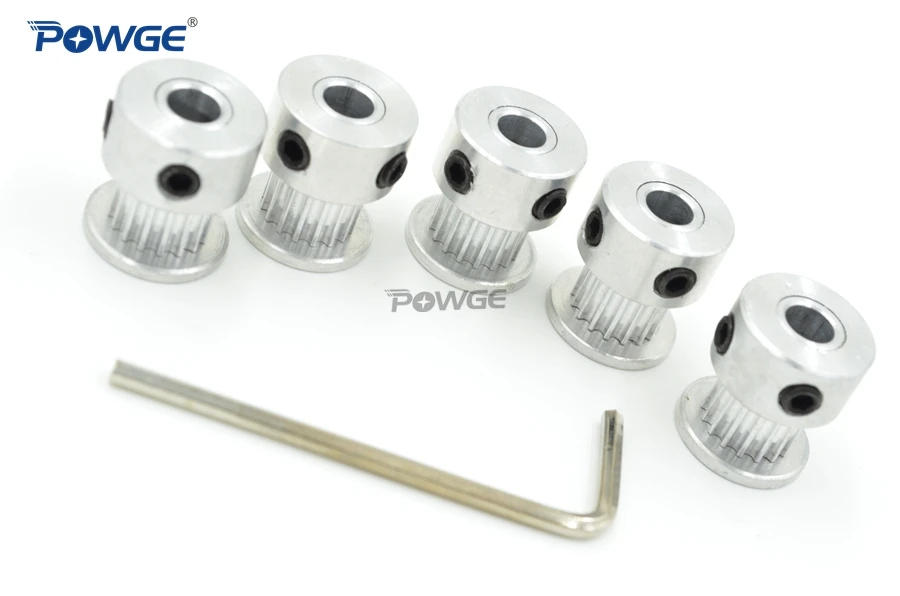 POWGE 5 шт. 16 зубцов 2GT 2 м 2MGT синхронный шкив отверстия мм для резины GT2 ширина