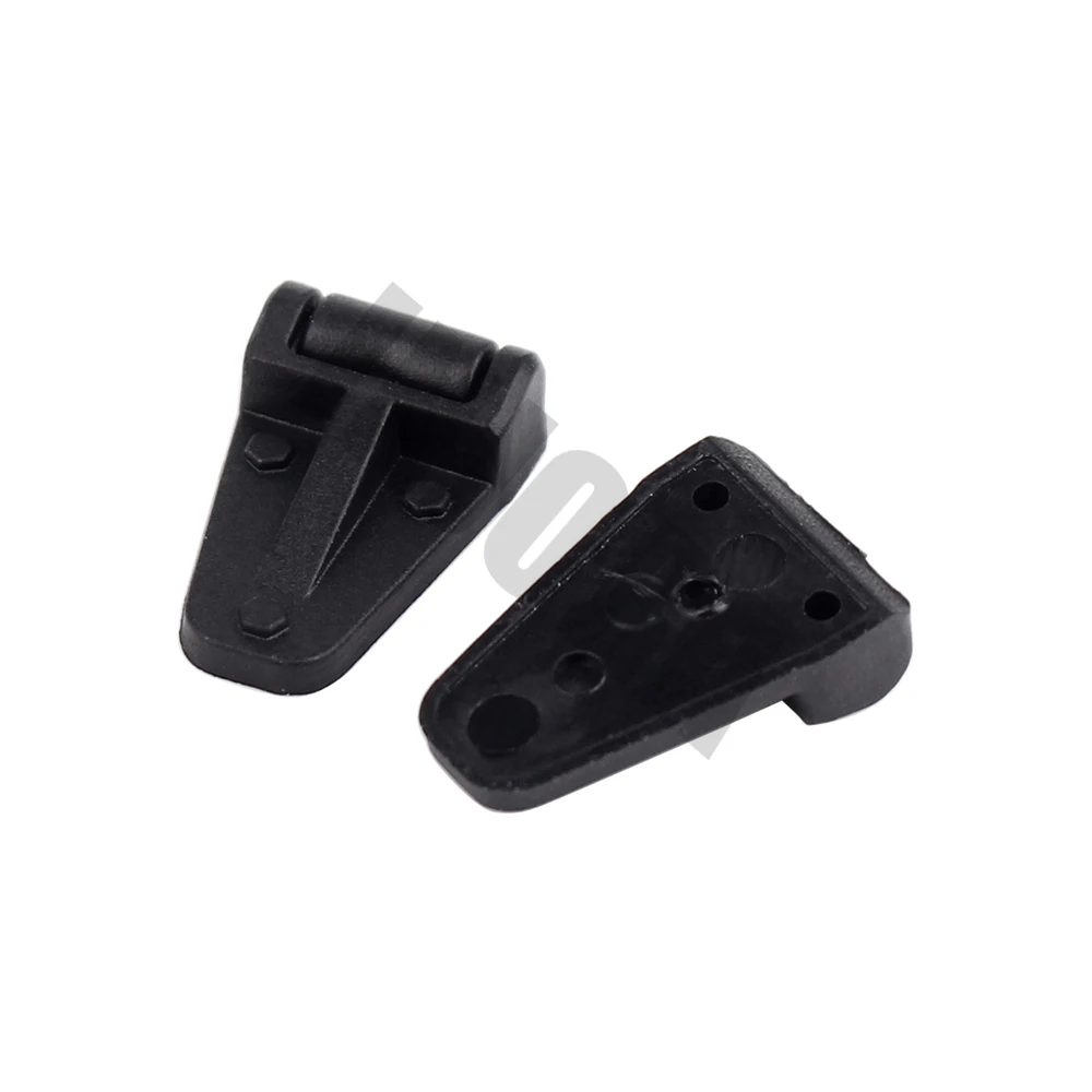 INJORA 1Set TRX4 Black Plastic Intake Grille Cover & Engine Hinge for 1:10 RC Crawler Traxxas TRX 4 Body|rc hinge|traxxas bodyplastic hinge |