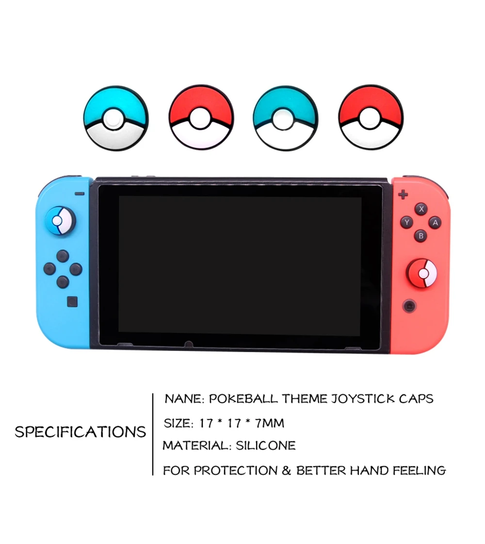 1 шт. силиконовая аналоговая Крышка для захвата Nintendo Switch контроллер NS Skin Joy Con Cap s
