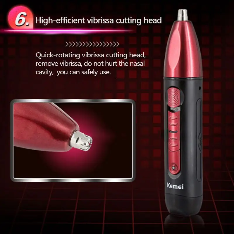 Kemei KM-8058 Men's Rechargeable Hair Clipper Shaver Breast Shaving Eyebrow Knife Set | Бытовая техника