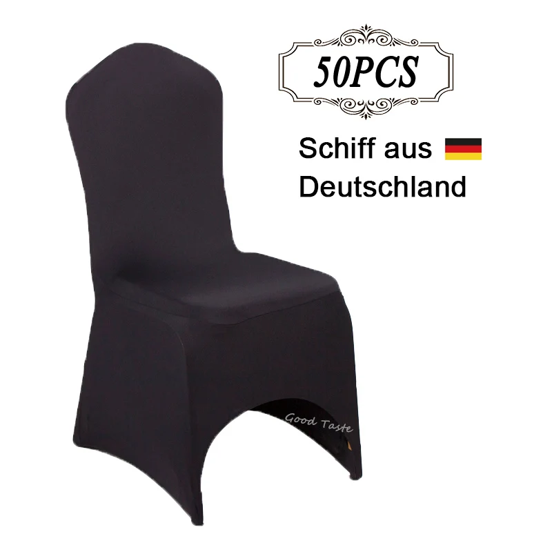 Отправка из Германии 50 шт. универсальные эластичные чехлы на стулья полиэстера и