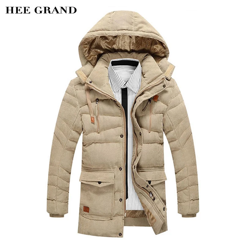 HEE GRAND/Мужское плотное пальто 2018 Новое поступление модный стиль специальные