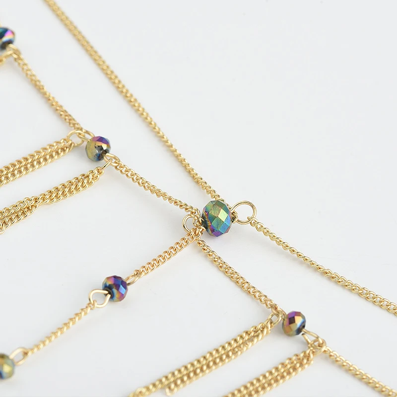 В богемном стиле каменные бусы браслеты ботильоны украшения для ног женщин Cheville