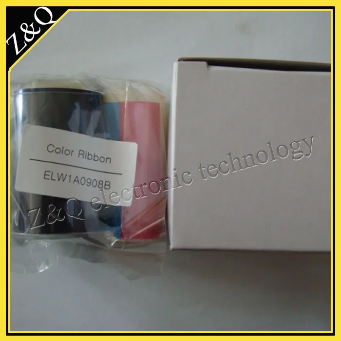 Совместимая цветная лента Zebra 800015-140 YMCKO для использования с P300C P310C P400 P420C P500 P520C P600