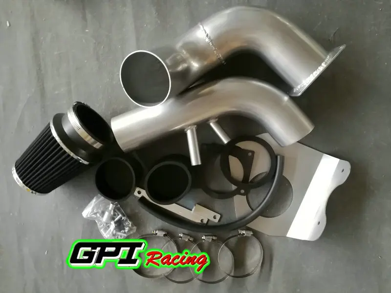 Для 1996-2004 для FORD MUSTANG GT V8 4.6L холодной воздухозаборная система+ черный Комплект фильтров