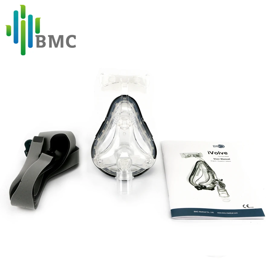 BMC FM1 маска для лица храпа применяется к медицинской CPAP BiPAP силиконовый гелевый