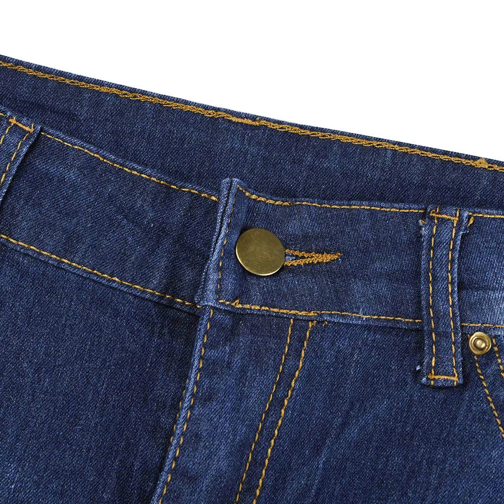 

High Waist Jeans Women Slim Washed Ripped Hole Gradient Long Jeans Denim Sexy Regular Pants Ripped Jeans For Women Jean Femme