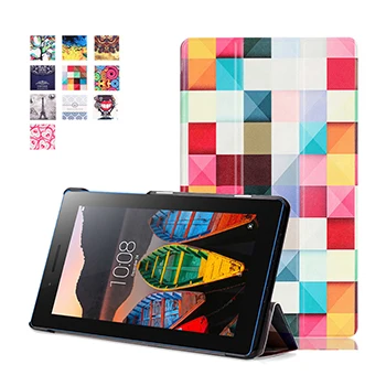Магнитный чехол-подставка из искусственной кожи для lenovo tab 3 7,0 730 730F 730M 730X tablet TB3-730F/730 M, защитный чехол+ бесплатные подарки - Цвет: TAB3730M SY HLF