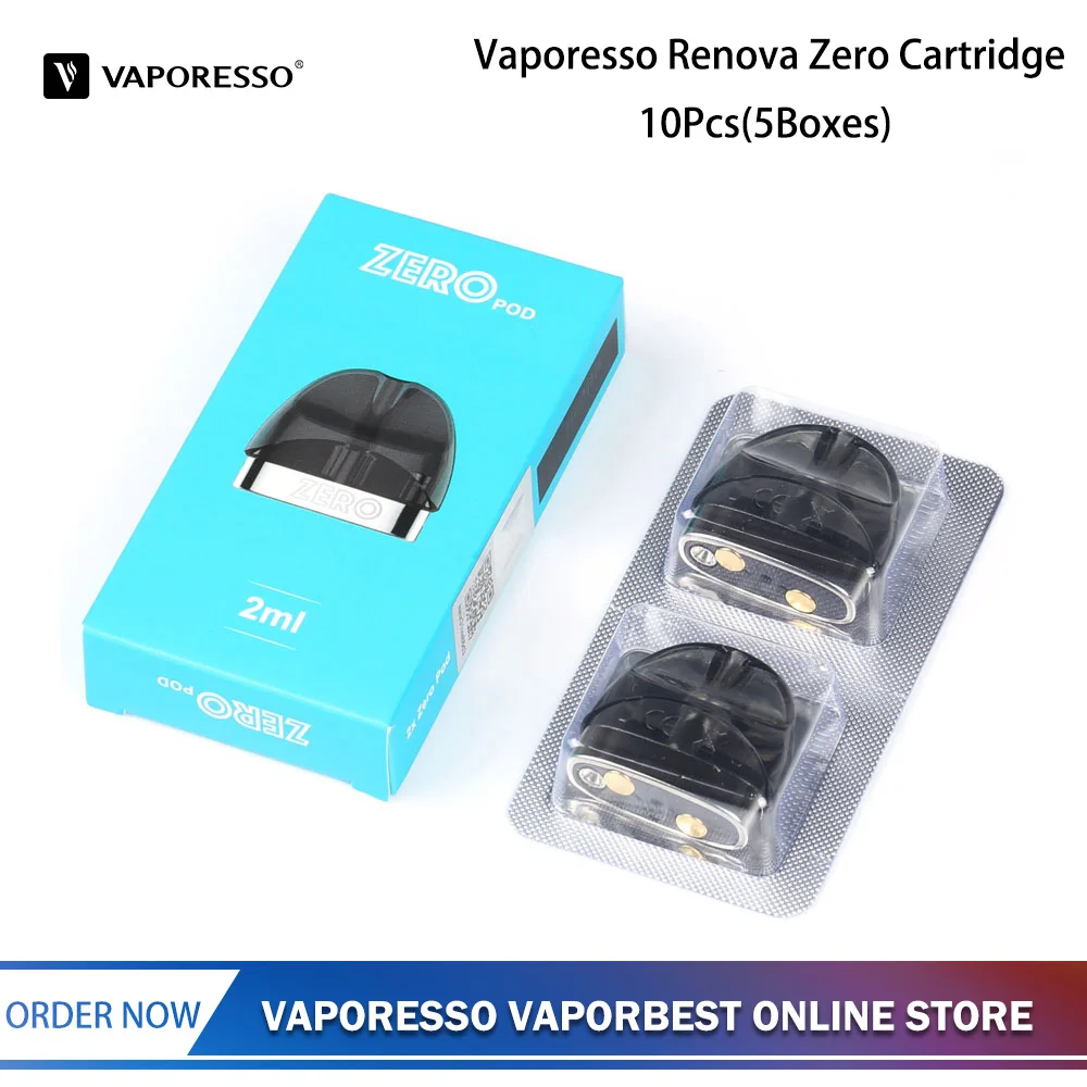 Оригинальный 10 шт. Vaporesso Renova Zero Pod картридж вейпер 2 мл электронные сигареты