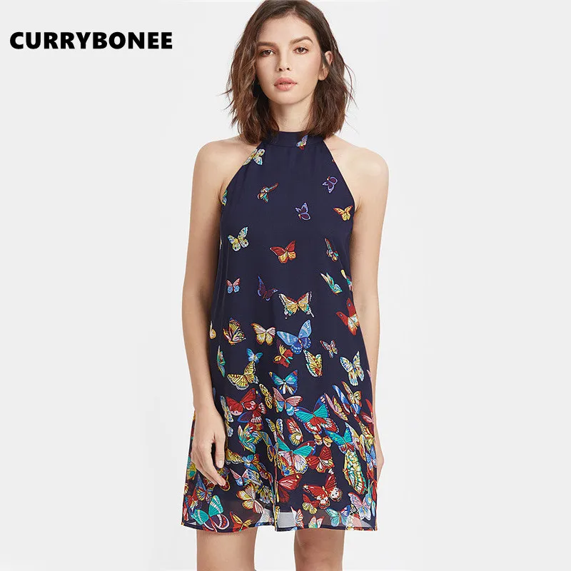 Currybonee бохо платье Для женщин Китайский Стиль цветочный Повседневное Mori Girl