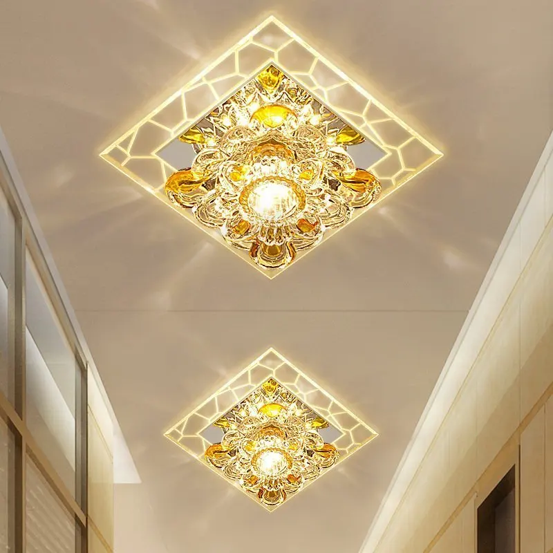 Фото Квадратные светильники для коридора светодиодсветодиодный лампы комнаты
