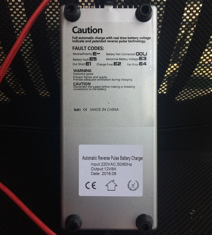 Умное зарядное устройство для электровелосипеда скутера 12 В 8 А| |