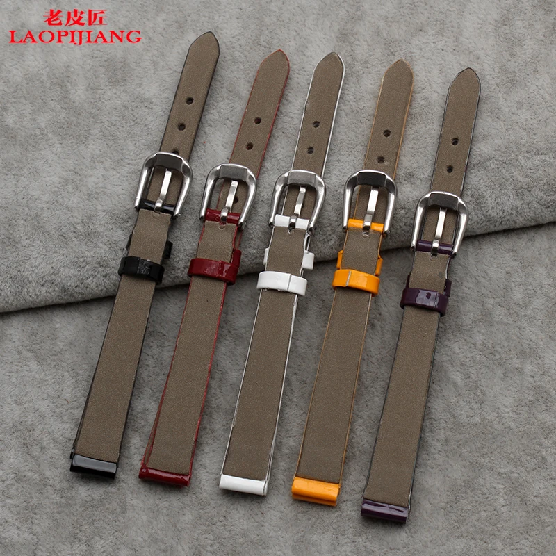 Детский ремешок для часов 6 мм 8 10 из натуральной кожи с пряжкой нержавеющей стали