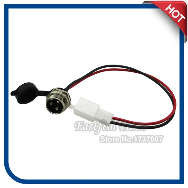 3 контактный разъем Jack для зарядного устройства аккумулятора Razor Izip E Scooter Star II|socket