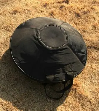 Кожа повесить барабан сумка защиты HandPan чехол Крышка черный цвет утепленные Повесьте Обложка плечевой ремень - Цвет: canvas