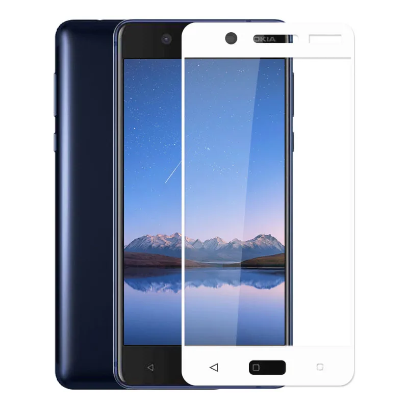 Взрывозащищенное Закаленное стекло для Nokia 5 Жесткая Защитная стеклянная пленка