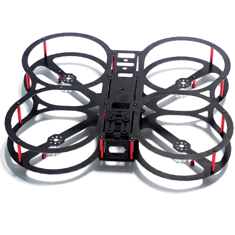 H250 FPV углеродное волокно стекло QAV250 Q4 Квадрокоптер с пропеллером защита круг