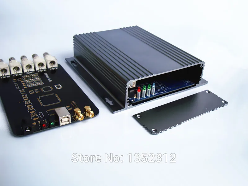 149*38*155mm aluminum electronic project enclosure Article heat dissipation PCB case power amplifier box switch outlet | Обустройство