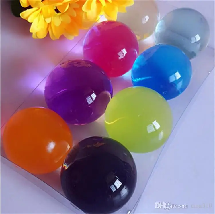 

Hydrogel Balls Growing Water Balls Pearl Shape Water Beads Crystal Gel Aqua Jelly Beads Grow Crystal Soil For Flower Wedding Hom