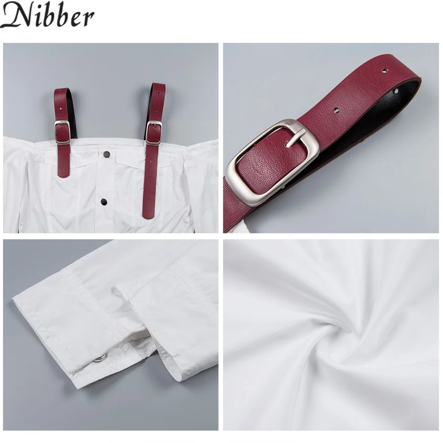 Nibber Модные женские сексуальные короткие топы с открытыми плечами Летние повседневные свободные Популярные топы с рукавами новая белая уличная одежда футболка