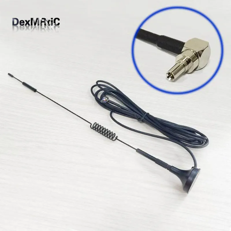 2.4GHz 7dBi High gain Omni WIFI Antenna Magnetic base 3M cable CRC9 male #1
