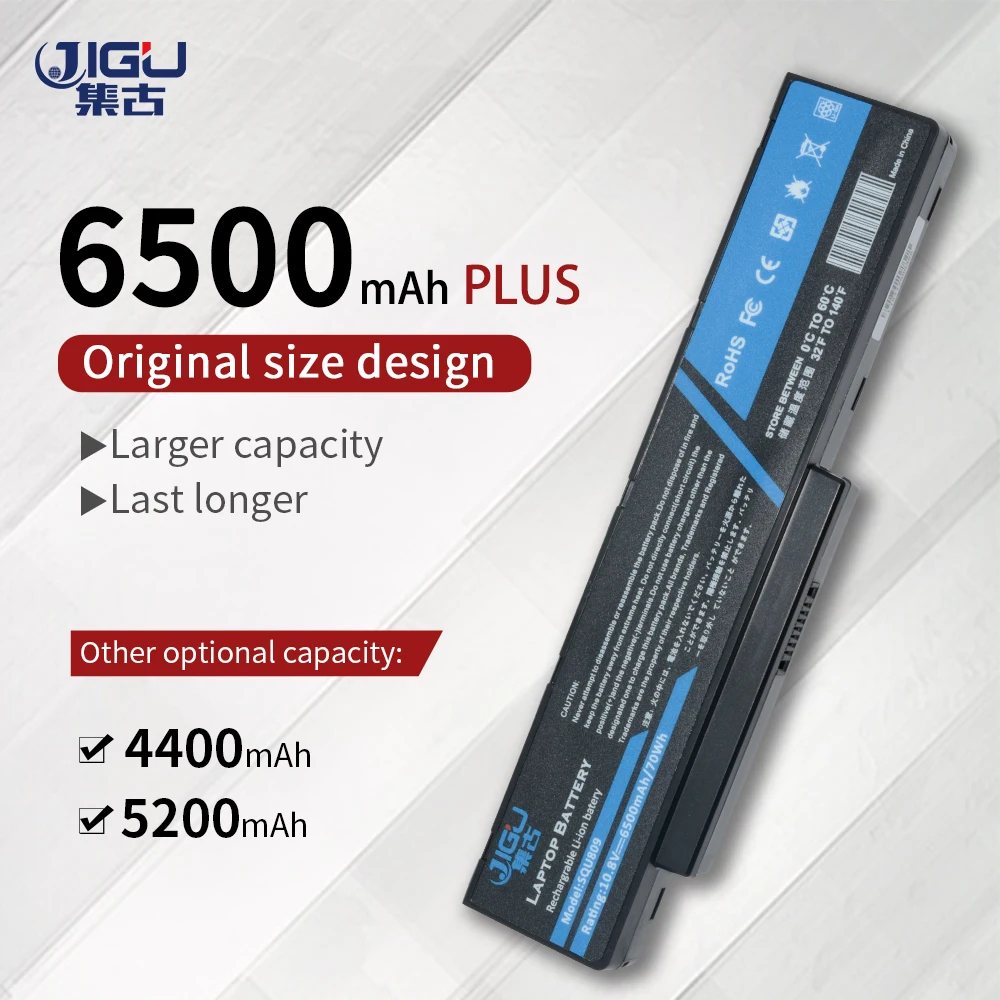 

JIGU черный 6 ячеек Аккумулятор для ноутбука LENOVO S26393-E048--V661-02-0938 Li3710 Li3910 Li3560 Pi3560 Pi3660