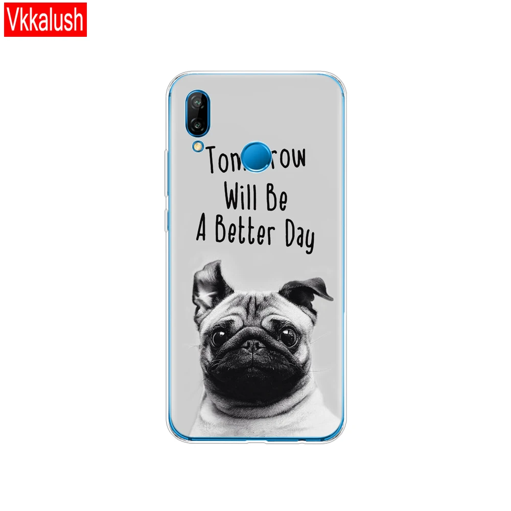 80018 Силиконовый чехол для 5,8" huawei P20 Lite huawei P20 Pro, чехол для huawei P 20, Защитная прозрачная задняя крышка для телефона - Цвет: 80018