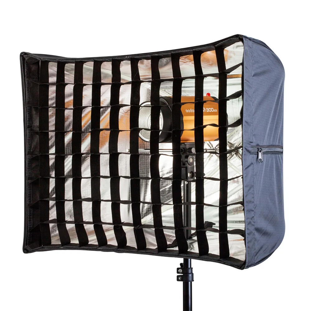 Wrumava 50*70/60*90 см сотовая сетка Compatbile зонтик софтбокс для Godox YONGNUO Pixel Flash Speedlite и Stuio стробоскоп светильник