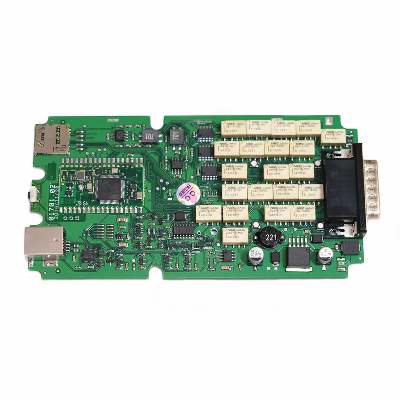 Quality A+ obd2 tcs pro with NEC Realys 2016.00 Keygen NEW VCI Green Single Board + Bluetooth OBD2 Diagnostic Tool |