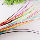 50 шт.лот 35-40 см страусиные перья, жесткие головные уборы, головные уборы, аксессуары, страусиные сосны, для творчества, дамские шляпы, 11 цветов на выбор