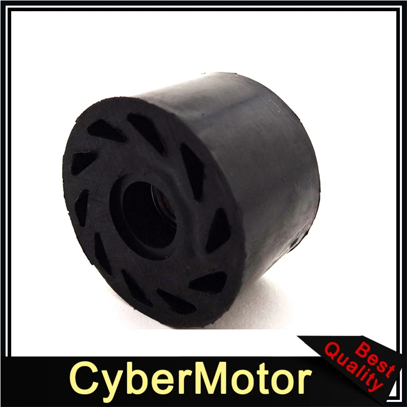 Черный резиновый шкив для мотоцикла 8 мм ID-цепь натяжитель ролика направляющая