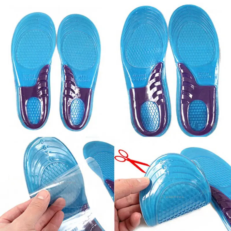 Новинка 2017 года женский унисекс массажные гель ортопедические стельки рабочие