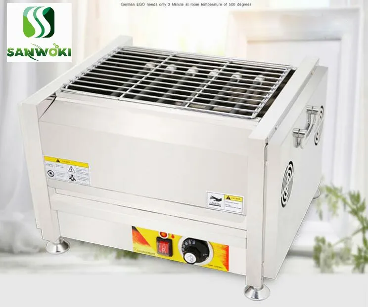 Домашний бездымный гриль для барбекю коммерческий Электрический домашнего