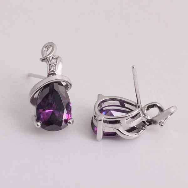 P Серьги с покрытием неправильной формы кристальная мозаика Каплевидная форма