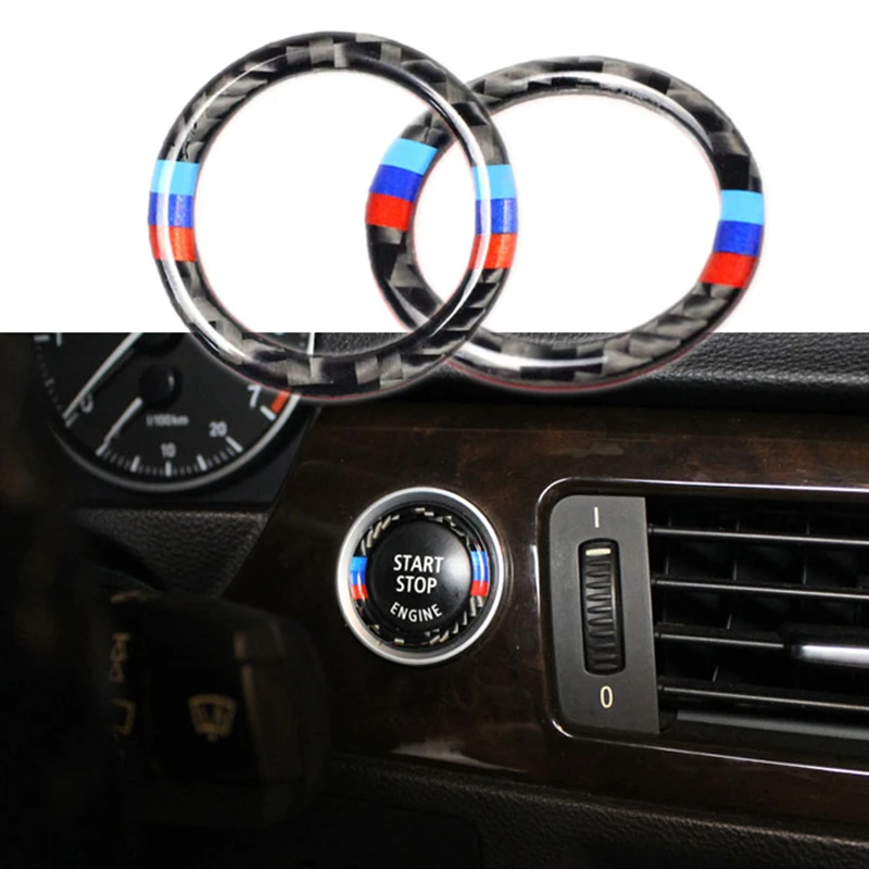 BACKAR автомобильный Стайлинг 3D наклейка из углеродного волокна для BMW 3 серии E90 E91 E92