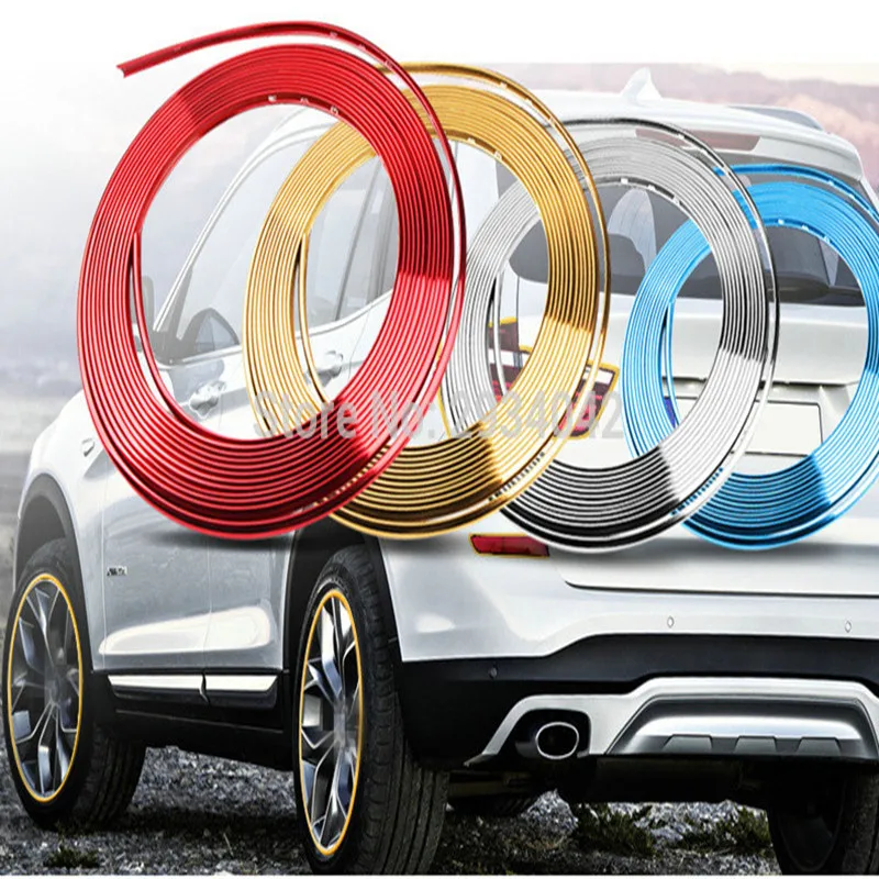 8 m car-styling upgrade plating contour decorative stickers for Chrysler 300c 300 sebring pt cruiser town country accessories | Автомобили
