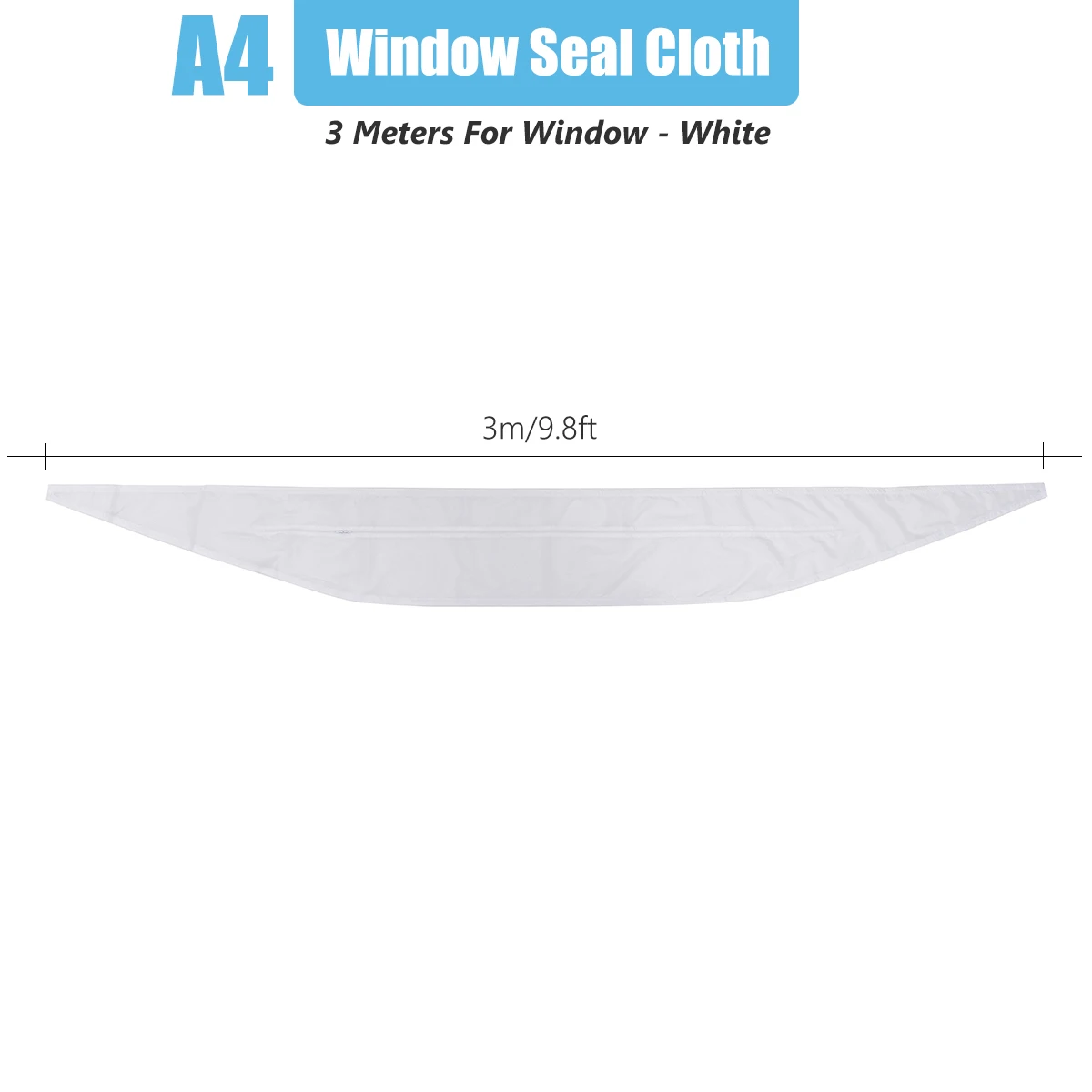 3m Window Seal White Портативный кондиционер аксессуары оконная плита двери/окна уплотнение ткань адаптер выхлопной трубы шланга кондиционер запчасти - Цвет: 3m Window Seal White