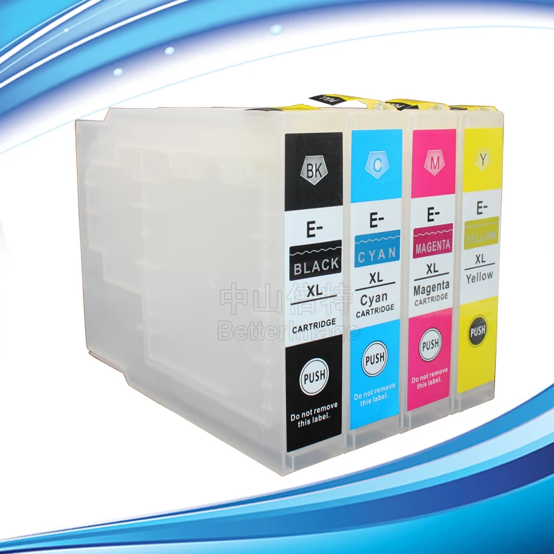 

INK WAY T7551-T7554 Refillable Cartridge with ARC Chip for Epson Workforce Pro WF-8010DW/8090DW/WF-8590DW,HOT SALE