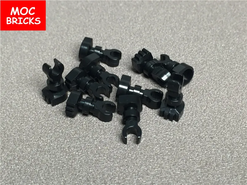50 шт./лот MOC Кирпичи DIY черный скелет части сборки тело Ноги руки фигурку