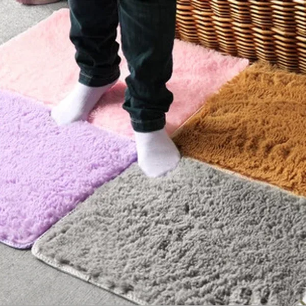 HOT SALE Soft Warm Mat Living Room Carpet Door Thickening Non-slip Bedroom Colours Blanket Doormat 62*40cm | Дом и сад