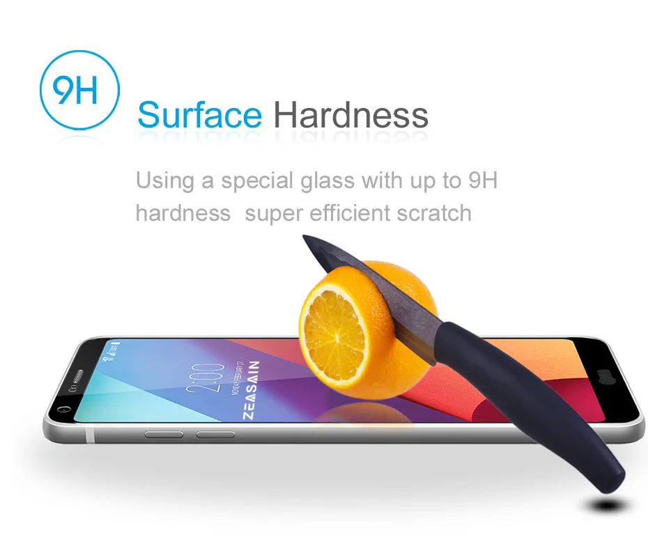 Защитная пленка WolfRule для экрана LG G6 из закаленного стекла с полным покрытием H870 H873.