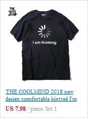 THE COOLMIND, хлопок, короткий рукав, с принтом фукуса, забавная Мужская футболка, повседневная, Круглый ворот, свободная, летняя футболка для мужчин, топы, футболки