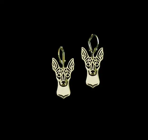 Оптовая продажа хиппи стиль лиса терьер уши вверх серьги на подарок девочке