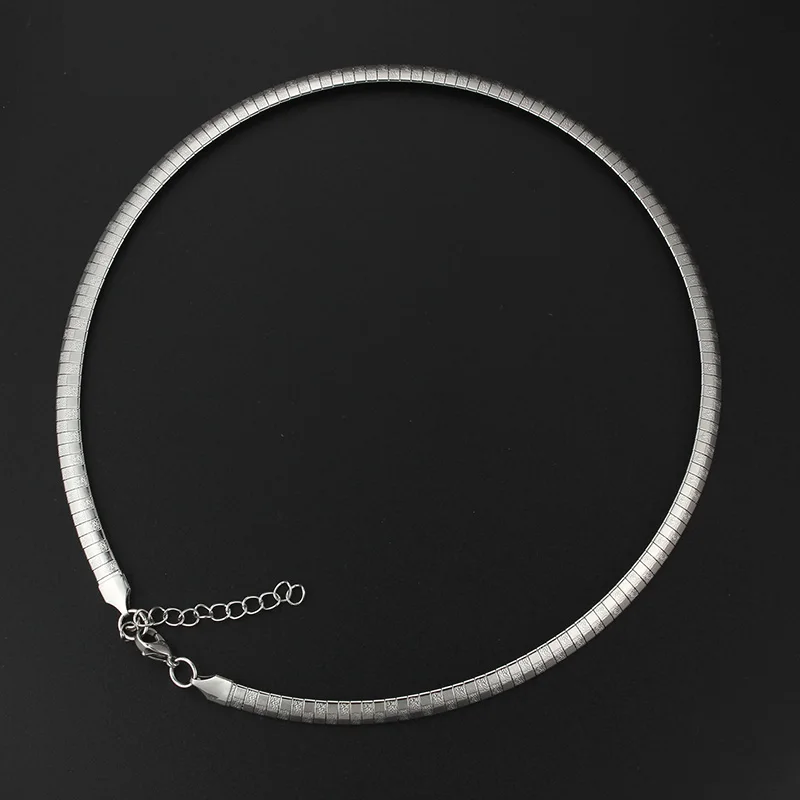 Серебряные/Золотые женские ожерелья из нержавеющей стали, ювелирные изделия, модные ювелирные изделия, ожерелья-чокер с массивным воротником, вечерние, подарок