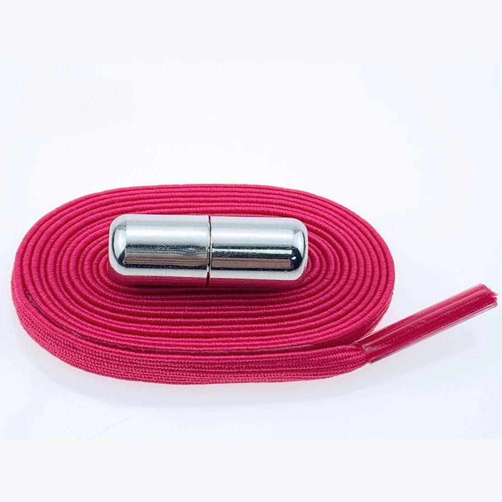 1Pair 100cm No Tie Lazy Shoelaces shiny Elastic Shoes Lace Casual Sneakers Stretchy Shoelace Glitter Elasticity Shoe Laces