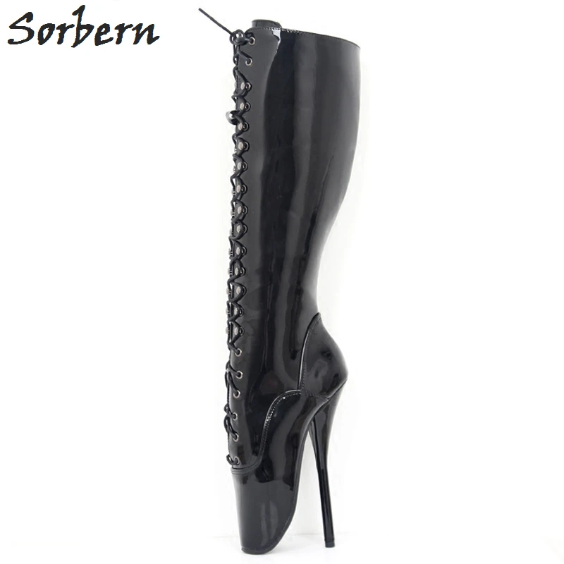 Сапоги женские на высоком каблуке 18 см унисекс большие размеры|thigh high boots|womens thigh