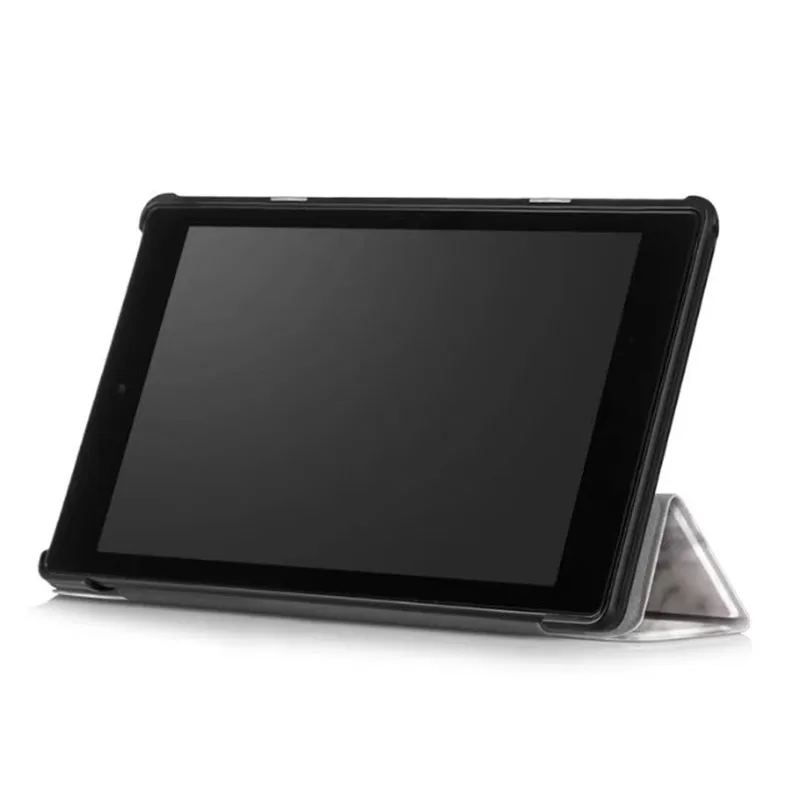 Funda для Amazon Kindle Fire HD10 ультра тонкий трехскладной PU кожаный смарт-чехол для Amazon Fire HD 10 Чехол