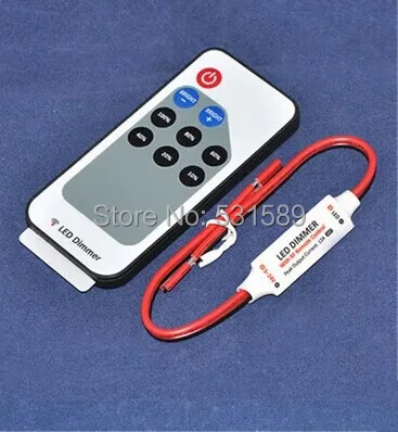 20 шт. монохромный СВЕТОДИОДНЫЙ мини контроллер RF беспроводной с пультом