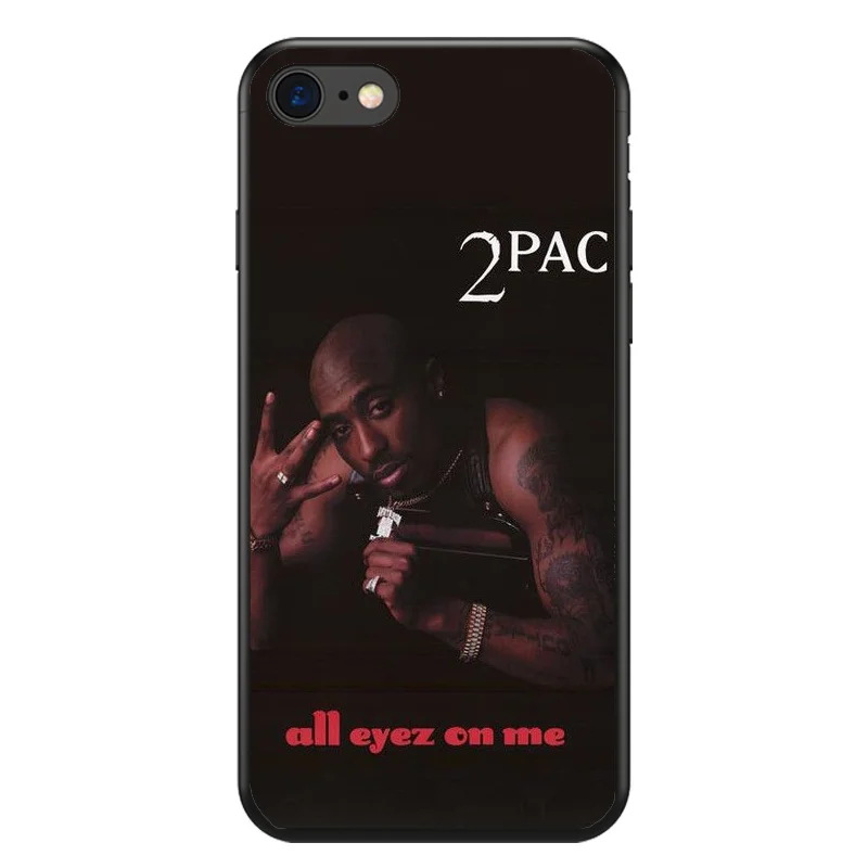 2Pac Makaveli Тупак Амару Шакур из мягкого силикона с узором материала TPU чехол для