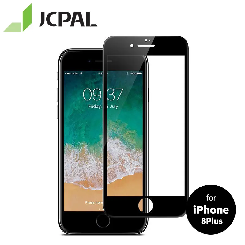 Защитное стекло для iPhone 8 Plus с уровнем защиты 9H от царапин и отпечатков